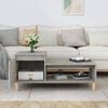 vidaXL Coffee Table Concrete Grey 100x50x45 cm Engineered Wood