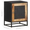 vidaXL Bedside Cabinet 40x30x50 cm Rough Mango Wood