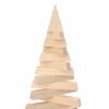 vidaXL Christmas Trees with Stand Natural 180 cm Solid pine wood
