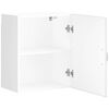 vidaXL Kitchen Wall Cabinets 2 pcs "Lucca" White Engineered Wood