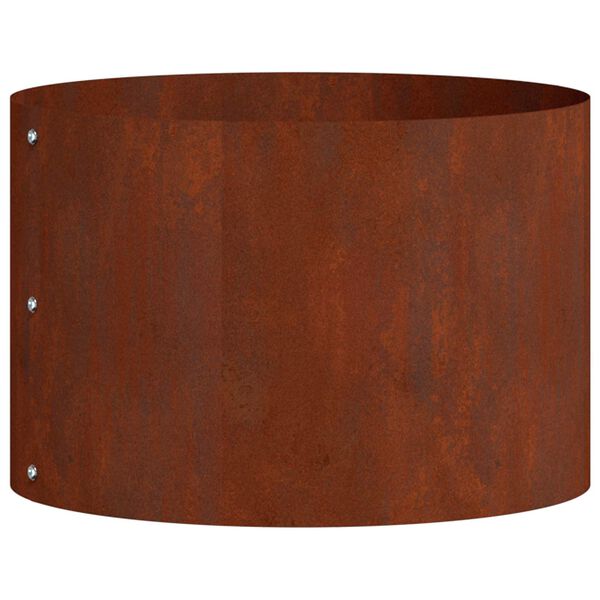 vidaXL Planter Ring Brown 30 x 30 x 20 cm Weathering Steel