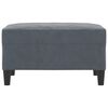 vidaXL Footstool Dark Grey 70x55x41 cm Velvet