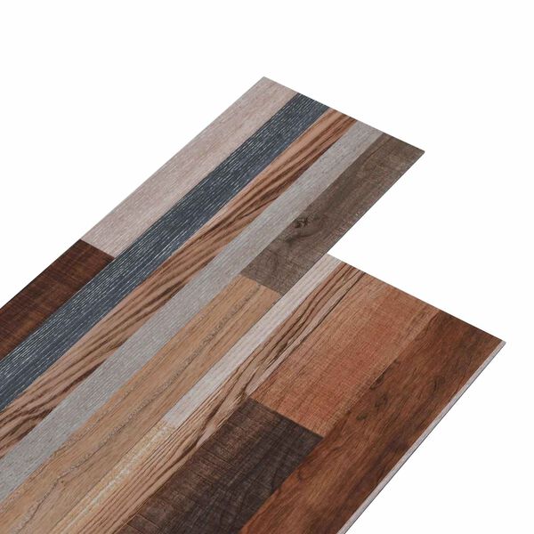 vidaXL Flooring Planks 36 pcs Multicolour 5.02 m&sup2; PVC