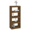vidaXL Book Cabinet/Room Divider Honey Brown 60x30x135.5 cm Wood Pine