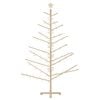 vidaXL Wooden Christmas Tree with Stand Natural 180 cm Solid pine wood