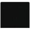 vidaXL Sideboard Black 80x33x70 cm Engineered Wood