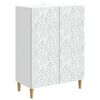 vidaXL Sideboard White 66 x 34.5 x 90 cm Engineered Wood