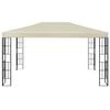 vidaXL Gazebo 3x4 m Cream