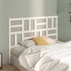 vidaXL Bed Headboard White 141x4x104 cm Solid Wood Pine