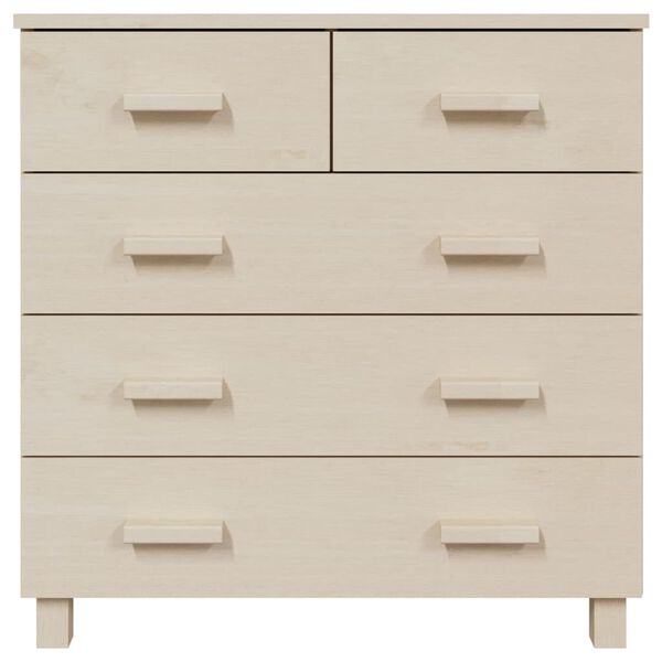 vidaXL Sideboard HAMAR Honey Brown 79x40x80 cm Solid Wood Pine