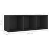vidaXL 5 Piece TV Cabinet Set Grey Engineered Wood