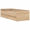 vidaXL Bed Frame with Drawers without Mattress Sonoma Oak 90x190 cm Single