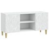 vidaXL TV Cabinet 102 x 34.5 x 50 cm White Engineered Wood