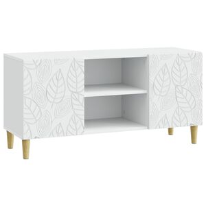 vidaXL TV Cabinet 102 x 34.5 x 50 cm White Engineered Wood