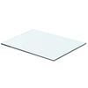 vidaXL Shelf Panel Glass Clear 40x25 cm
