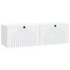 vidaXL Wall-Mounted TV Cabinet White 98 x 31 x 30 cm Engineered Wood