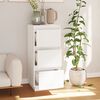 vidaXL Sideboard White 32x34x75 cm Solid Wood Pine