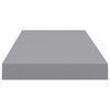vidaXL Floating Wall Shelves 2 pcs Grey 60x23.5x3.8 cm MDF