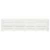vidaXL Garden 4-Seater Pallet Sofa Wood White