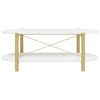 vidaXL Coffee Table White 110x48x40 cm Engineered Wood