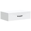 vidaXL Wall-Mounted Side Table White 59 x 34.5 x 17 cm Engineered Wood