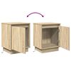 vidaXL Bedside Cabinet 2 pcs Sonoma Oak 39 x 34.5 x 50 cm