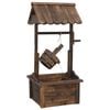 vidaXL Wishing Well Fountain with Pump 57x50x112 cm Solid Wood Fir