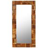 vidaXL Wall Mirror Solid Reclaimed Wood 60x120 cm
