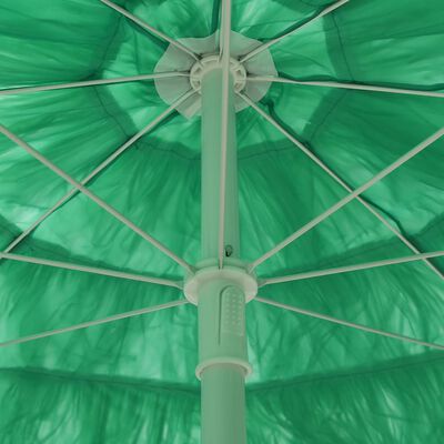 vidaXL Hawaii Beach Umbrella Green 300 cm