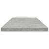 vidaXL Bookshelf Boards 4 pcs Concrete Grey 80x20x1.5 cm Engineered Wood