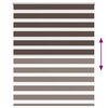 vidaXL Zebra blind 140.9x175 cm Fabric Width 136.7 cm coffee