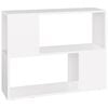 vidaXL TV Cabinet White 80x24x63 cm Engineered Wood