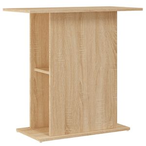 vidaXL Aquarium Stand Sonoma Oak 75x36x72.5 cm Engineered Wood