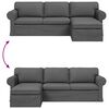 vidaXL Sofa Dark Grey