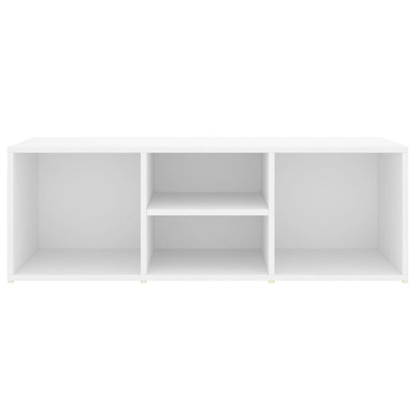 vidaXL Shoe Storage Bench White 105x35x35 cm Engineered Wood