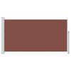 Patio Retractable Side Awning 160 x 300 cm Brown