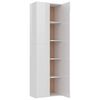 vidaXL Office Cabinet High Gloss White 60x32x190 cm Engineered Wood