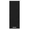 vidaXL Hanging Cabinet 2 pcs Black Oak and White 30 x 31 x 80 cm
