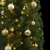 vidaXL Slim Christmas Tree 300 LEDs & Ball Set 270 cm