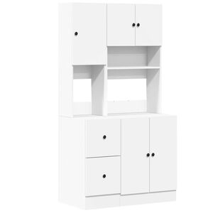 vidaXL Kitchen Cabinet White 95x50x180 cm Engineered Wood