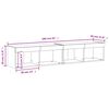 vidaXL TV Cabinets with LED Lights 2 pcs White 80x30x30 cm