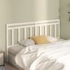 vidaXL Bed Headboard White 186x4x100 cm Solid Wood Pine