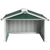 vidaXL Garden Robot Lawnmower Shed 92x97x63 cm Galvanised Steel Green