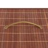 vidaXL Bamboo Laundry Basket Brown 72 L