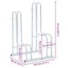 vidaXL Bicycle Stand for 2 Bikes Floor Freestanding Galvanised Steel