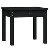vidaXL Garden Bench Black 50x44x45 cm Solid Wood Pine