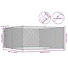 vidaXL Outdoor Dog Kennel 383x383x185 cm
