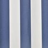 vidaXL Awning Top Sunshade Canvas Blue & White 5x3 m