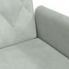 vidaXL Sofa Bed with Armrests Dark Grey Velvet