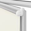 vidaXL Roller blind blackout 104.4x175 cm Fabric Width 100 cm off white